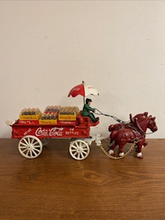 Coca-Cola Cast Iron Wagon